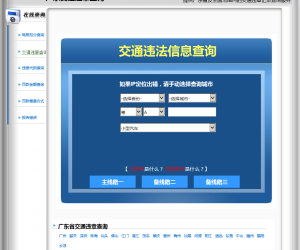 广东违章查询网